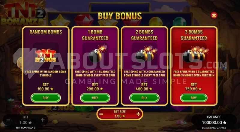 Play TNT Bonanza by Booming Games