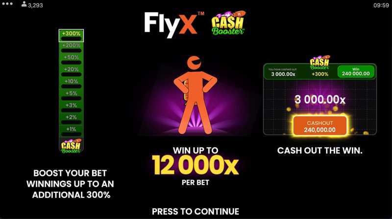 Play FlyX Cash Boosta by Buck Stakes Entertainment