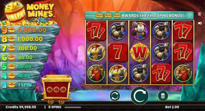 Play Money Mines by Buck Stakes Entertainment