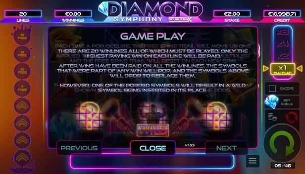 Play Diamond Symphony DoubleMax by Bulletproof Games