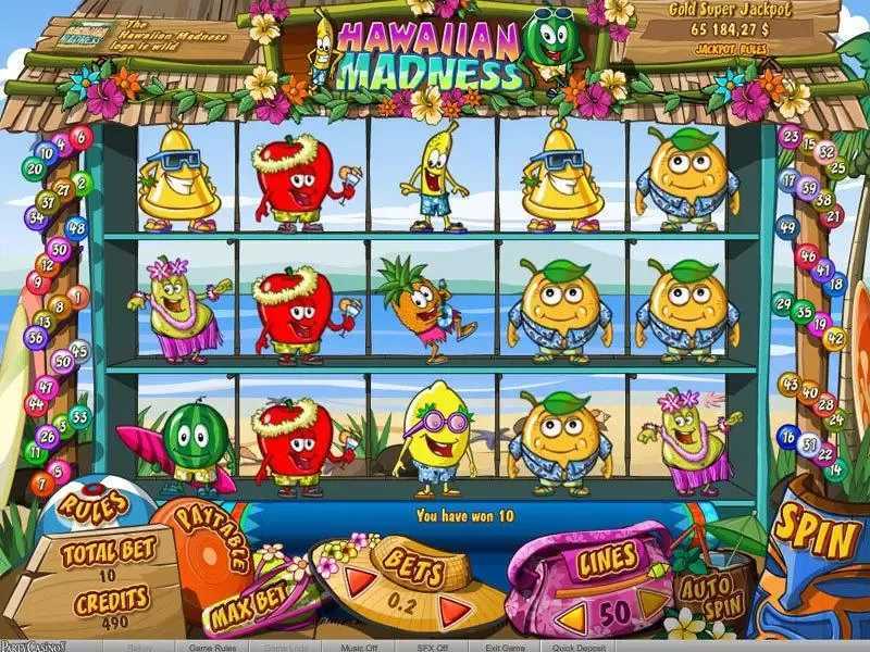 Slot Hawaiian Madness