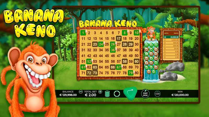 Play Banana Keno by Caleta Gaming