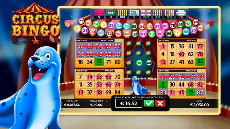 Play Bingo Circus by Caleta Gaming