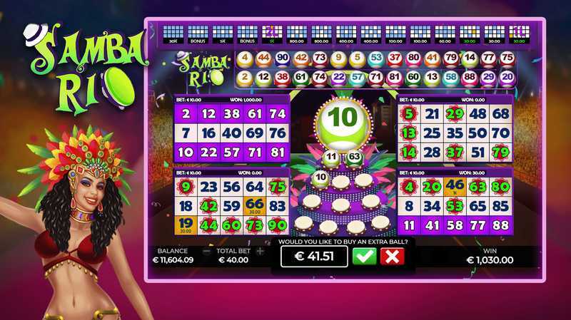 Play Bingo Samba Rio by Caleta Gaming