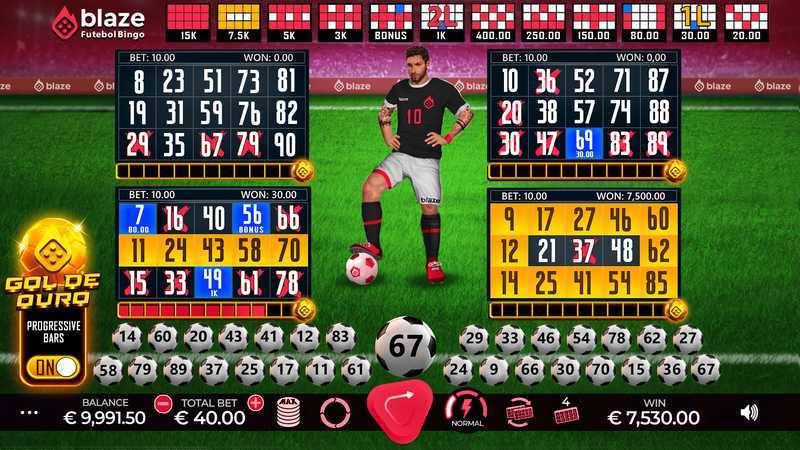 Play Blaze Futebol Bingo by Caleta Gaming