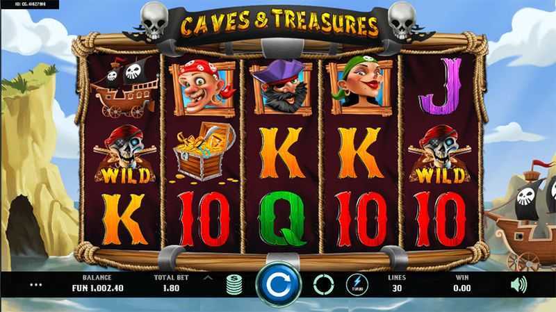 Play Caves and Treasures by Caleta Gaming