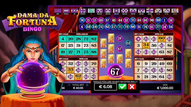 Play Dama da Fortuna Bingo by Caleta Gaming