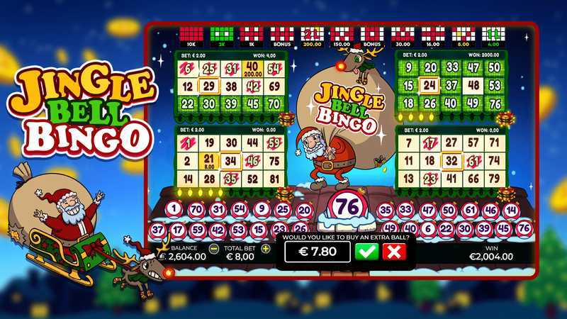 Play Jingle Bell Bingo by Caleta Gaming