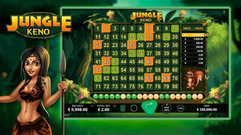 Play Jungle Keno by Caleta Gaming