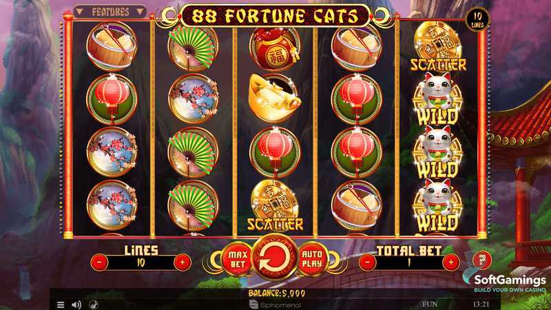 Play Cats Fortune by Capecod Gaming