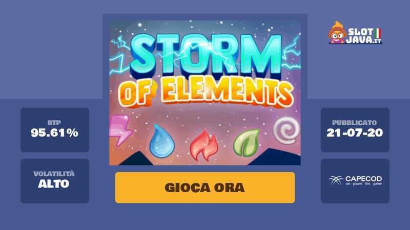 Slot Storm of Elements