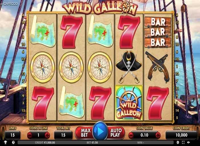 Play Wild Galleon by Capecod Gaming