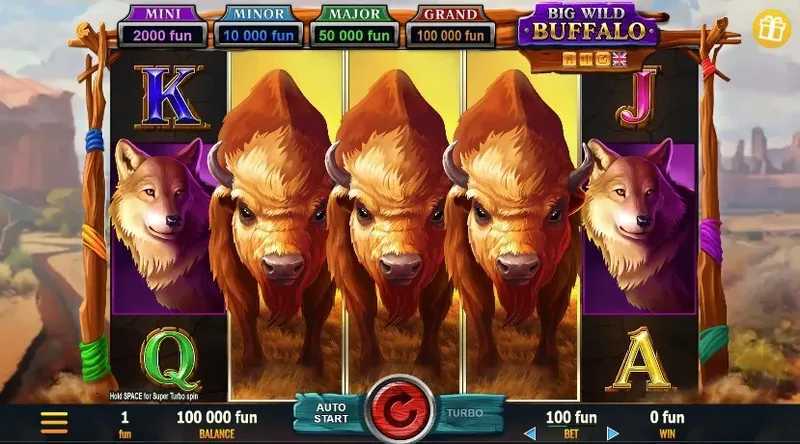 Play Buffalos Go Wild - Legendary Treasure Hold by Casino Web Scripts