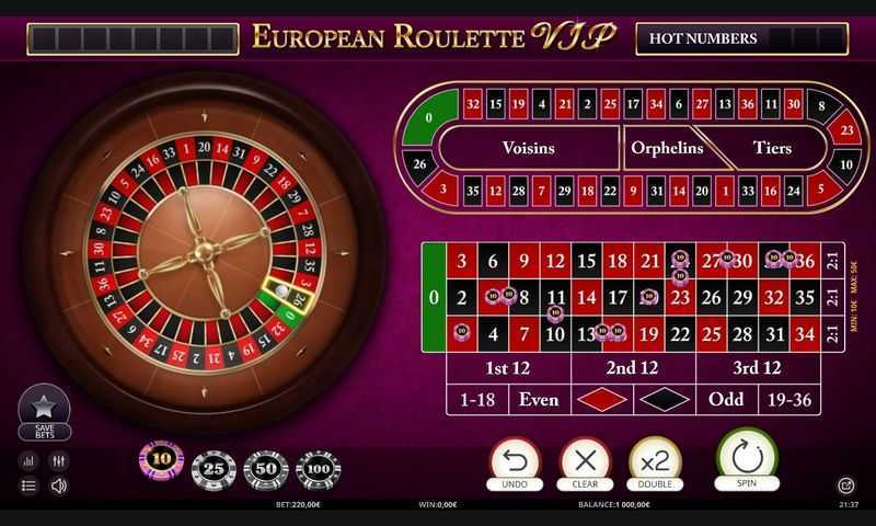 Play European Roulette VIP by Champion Studio