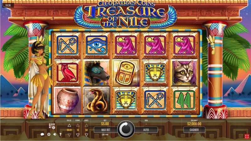 Play Treasure of the Nile by Concept Gaming