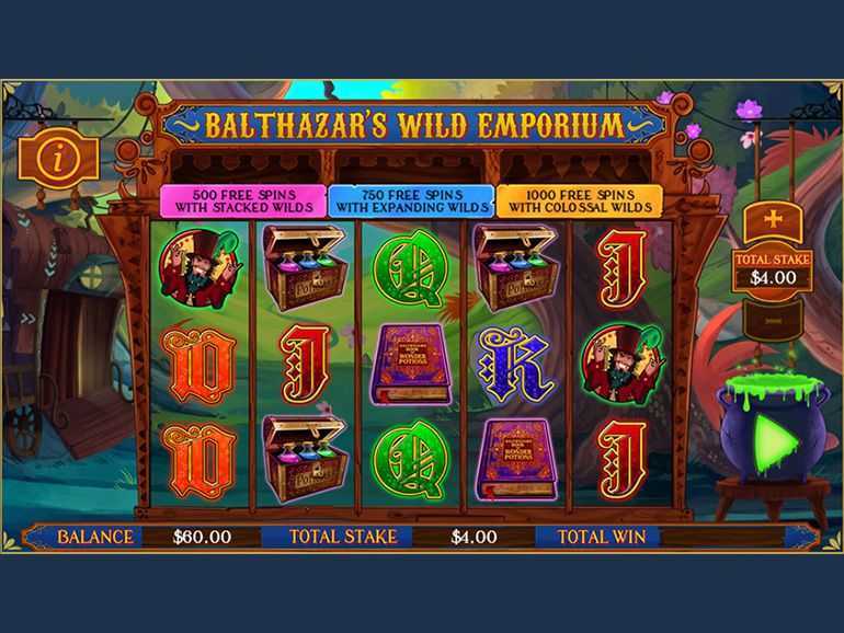 Play Balthazars Wild Emporium by Core Gaming