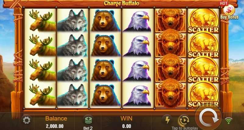 Play Buffalo Charge by Core Gaming