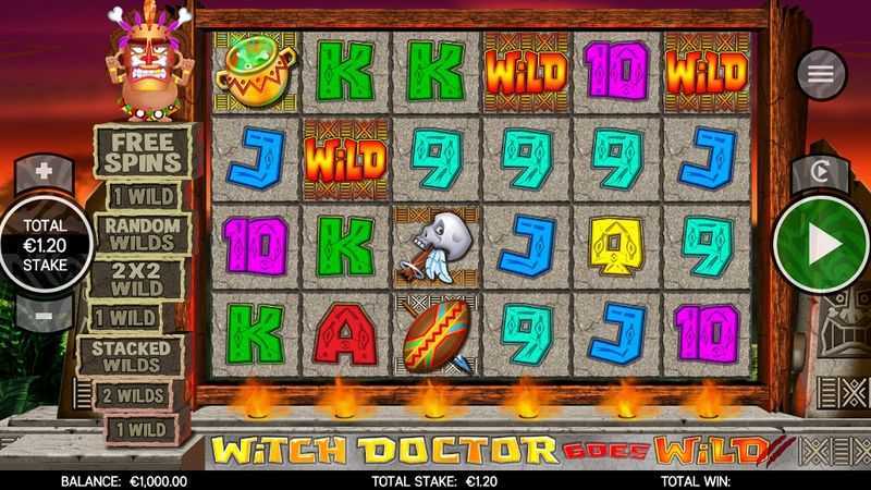 Play Witch Doctor Goes Wild by Core Gaming