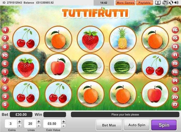 Play Tutti Frutti by Cozy