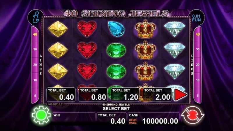 Play 40 Shining Jewels by Ct Gaming