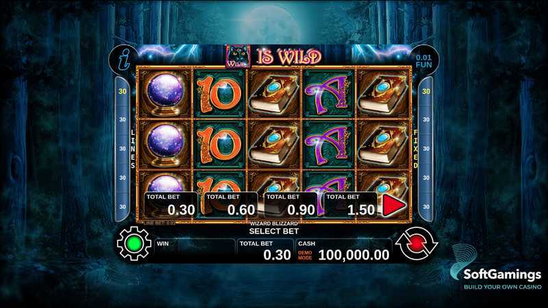 Play Wizard Blizzard by CT Gaming – Take a Spin in this Classic Online Casino Game 