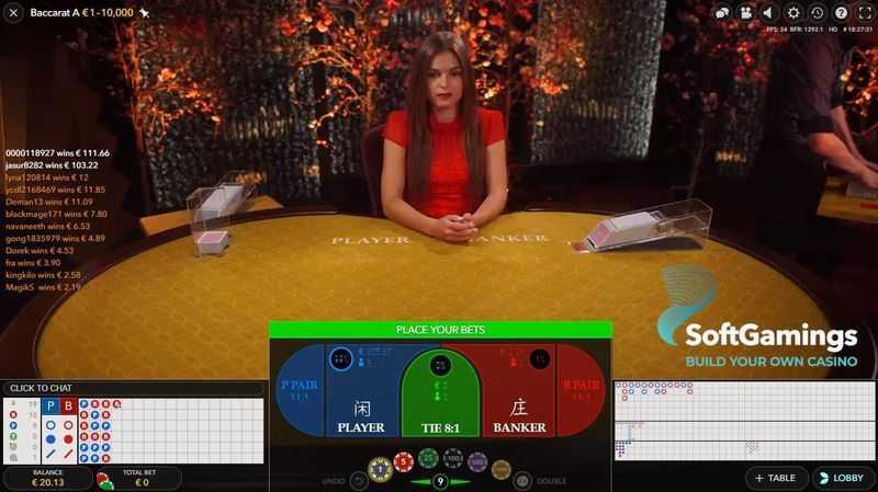 Play Baccarat Evolution Pairs by Darwin Gaming