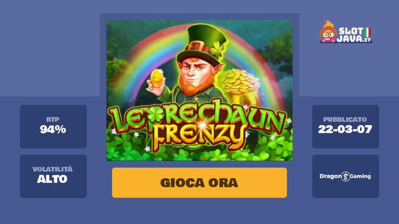 Play Leprechaun Frenzy by Dragon Gaming