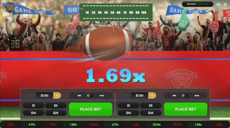 Play Touchdown Blitz by Dragon Gaming