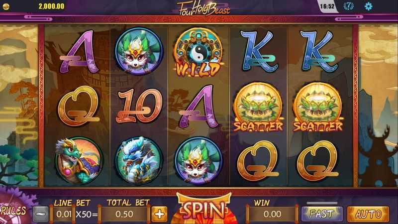 Play Four Holy Beast by Dream Tech
