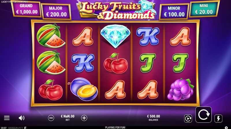 Play Diamonds and Fruits by Edict