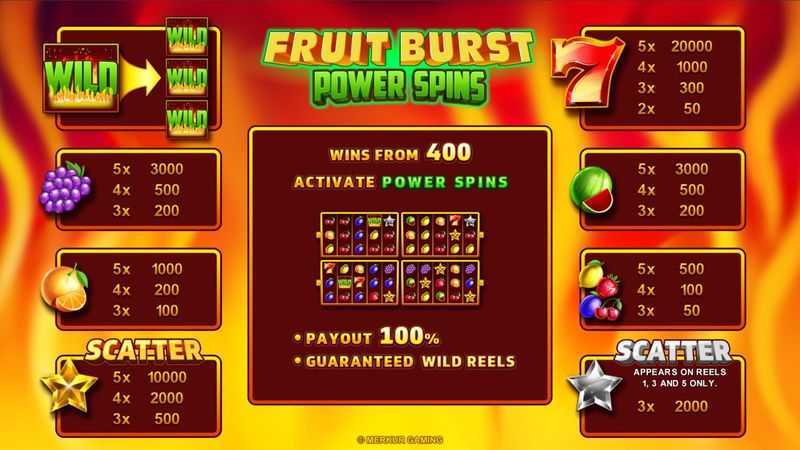 Play Fruitinator Power Spins by Edict