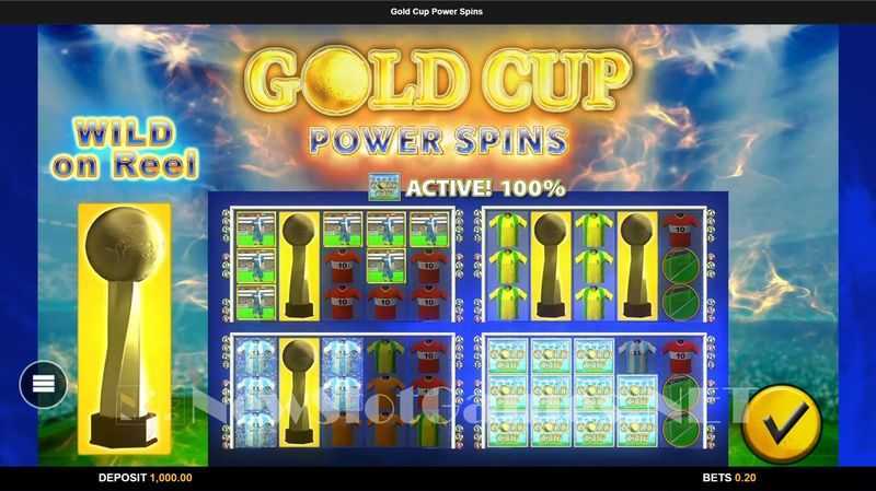 Play Gold Cup Power Spins by Edict