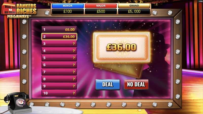 Play Deal Or No Deal Bankers Riches Megaways by Endemol Shine Gaming