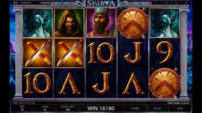 Slot Almighty Sparta Dice