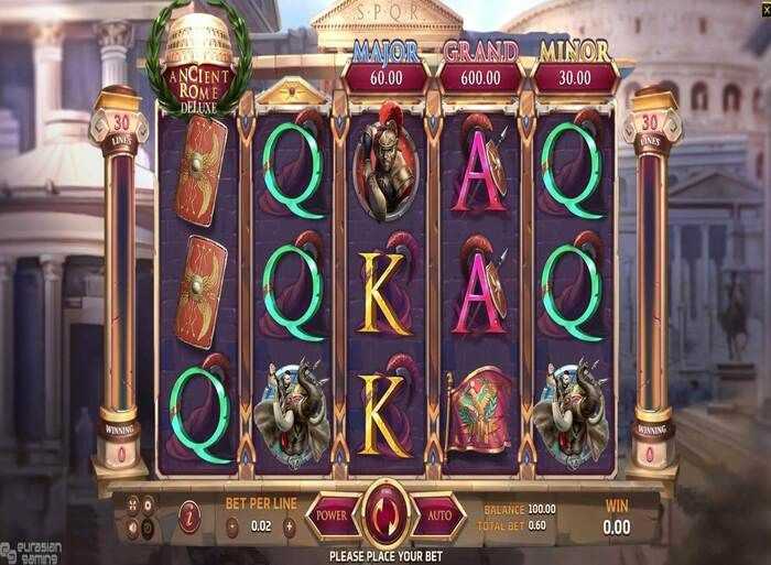 Play Ancient Rome Deluxe by Eurasian Gaming