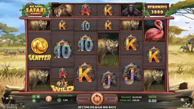 Play Big Game Safari by Eurasian Gaming