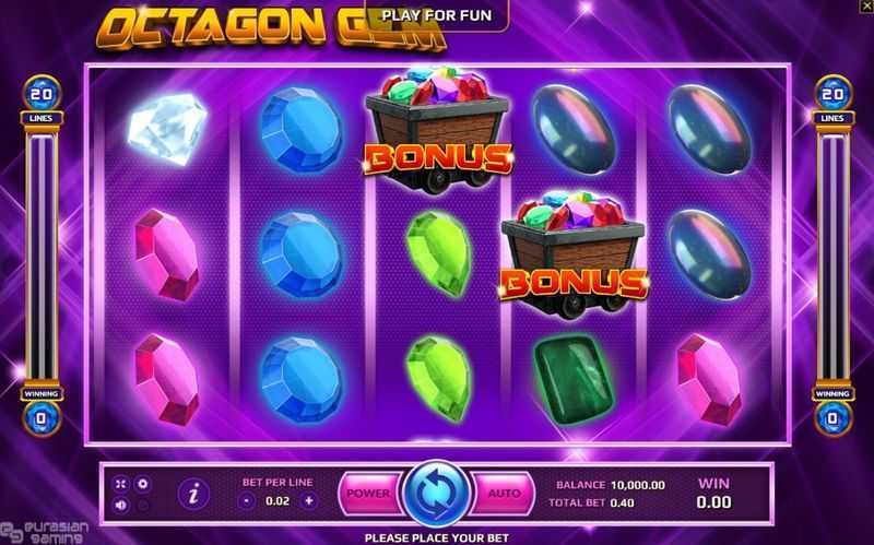 Play Octagon Gem by Eurasian Gaming