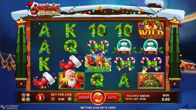 Play Santa's Workshop by Eurasian Gaming