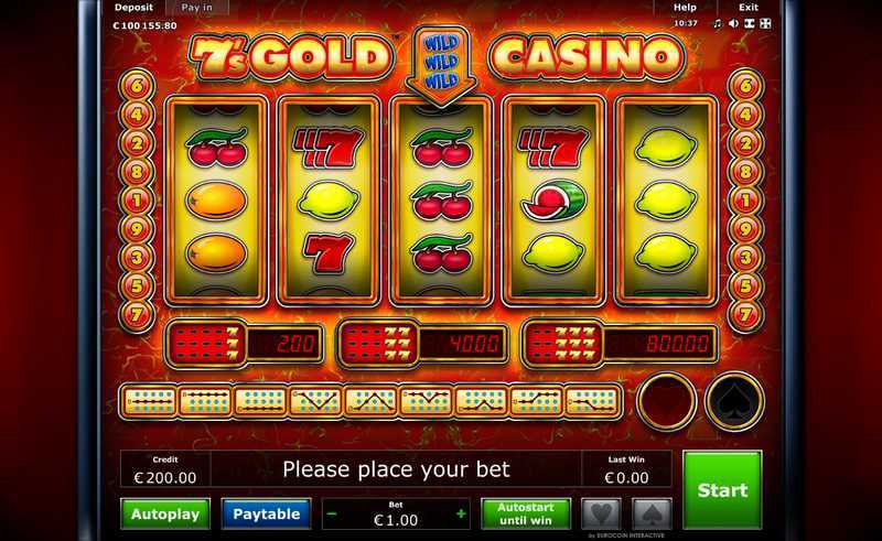 Play 7?s Gold Casino by Eurocoin Interactive