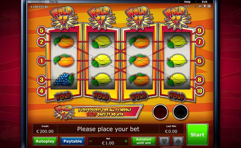 Play Hold it Casino by Eurocoin Interactive