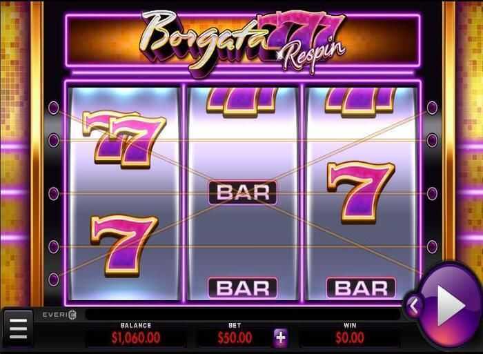 Play Borgata 777 Respin by Everi