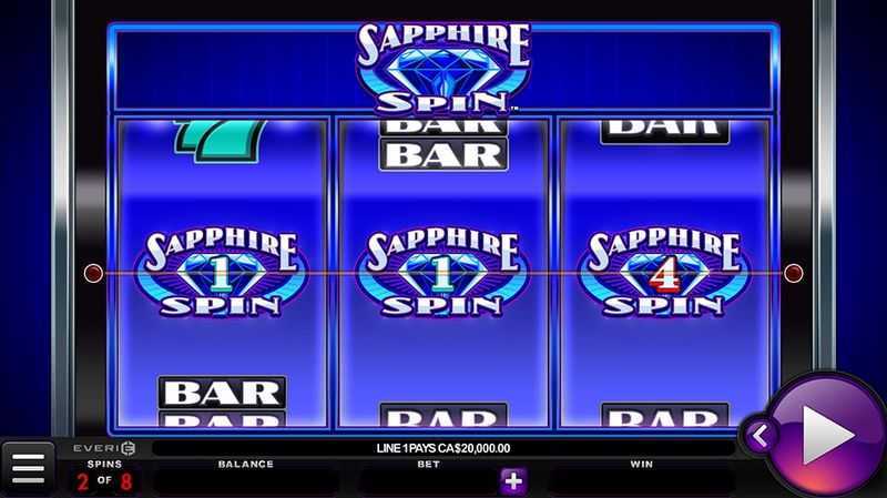 Play Sapphire Spin by Everi
