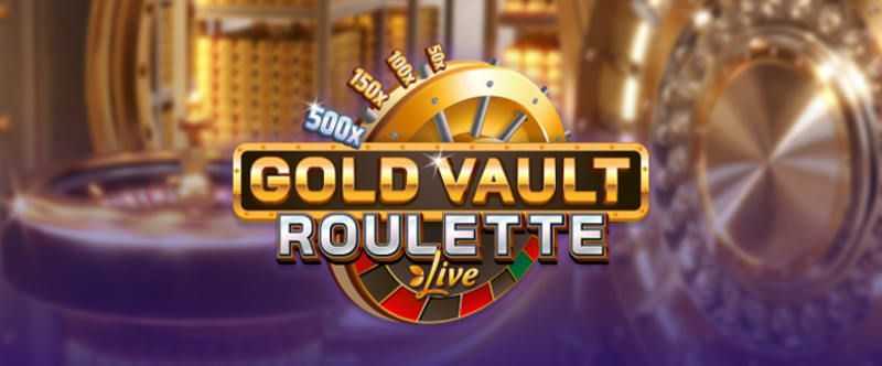 Play Gold Vault Roulette by Evolution Gaming