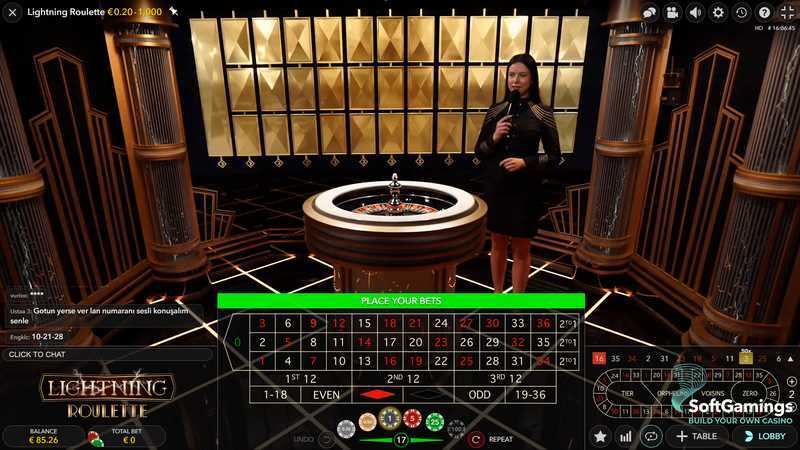 Play Roulette Lobby by Evolution Gaming