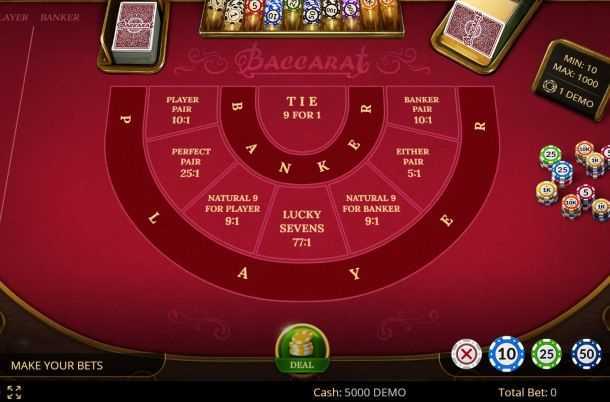 Play Baccarat 777 by Evoplay