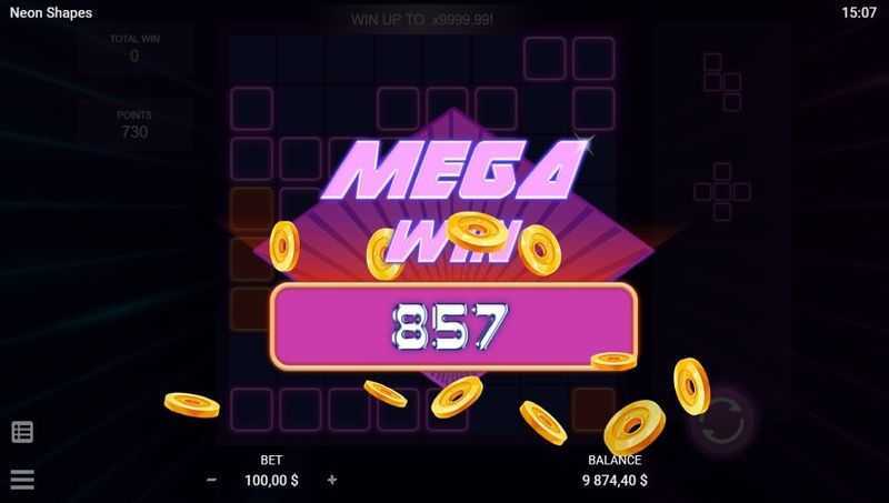 Play Neon Shapes by Evoplay