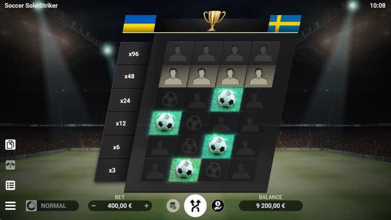 Play Soccer Solo Striker by Evoplay