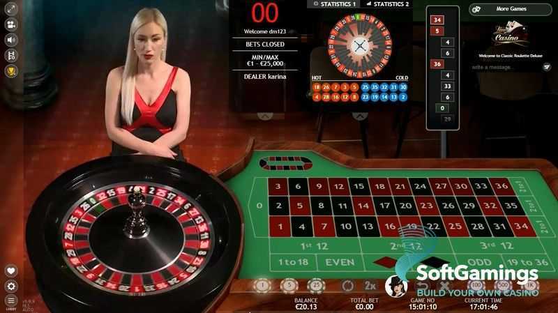 Play Classic Roulette Deluxe Live Casino by Extreme Live Gaming