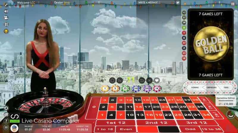 Roulette Golden Ball Live casino Roulette Golden Ball Live casino