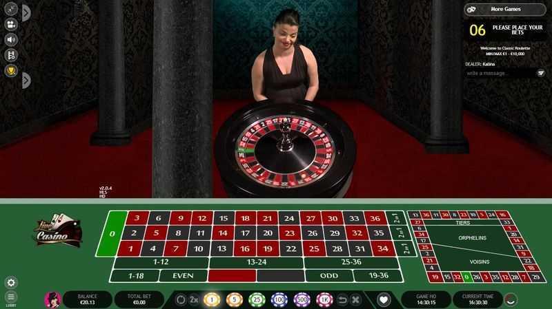 Play Roulette Low Limit Live Casino by Extreme Live Gaming